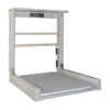Skötbord Robust Aluminiumlaminat, vägghängt - Bild 2