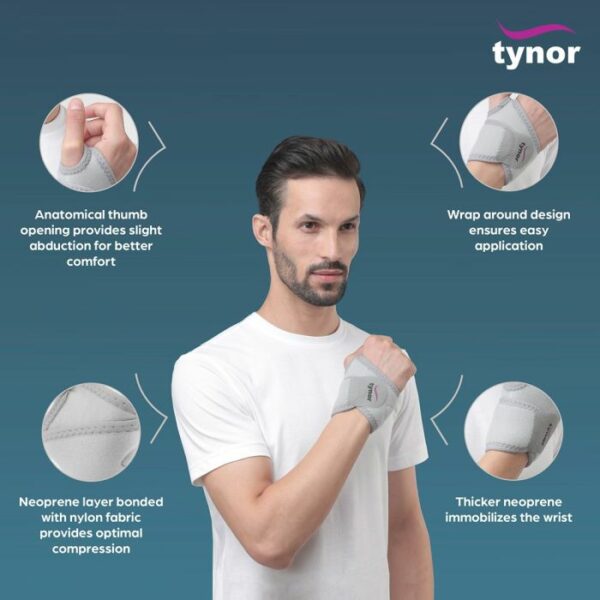 Tumstöd och handledsstöd (One size) - Bild 3