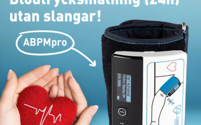 ABPMpro – 24 timmars blodtrycksmätning. Inga slangar behövs!