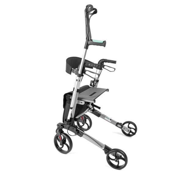 Rollator i aluminium med 4 hjul – YOLA Titanium - Bild 3