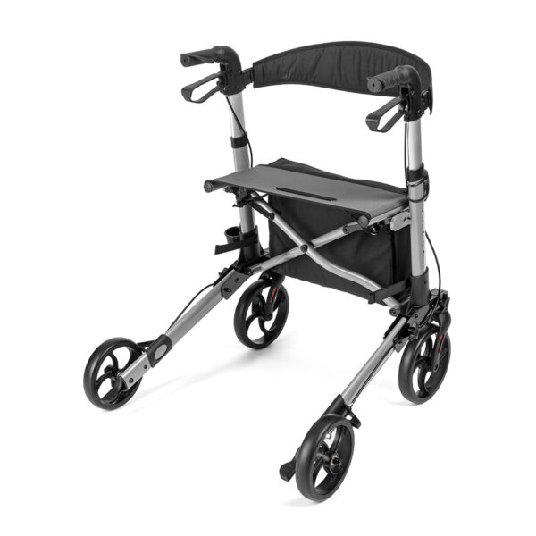 Rollator i aluminium med 4 hjul – YOLA Titanium - Bild 6